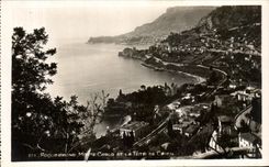 CPA Roquebrune Monte Carlo And Tete Of dog