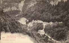 CPA the Low Pyrenees Hot Water View