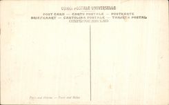 CPA Fantaisie David Paris et Helene Musee du louvre Paris 