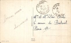 CPA Fantaisie Bonen annee Biches 