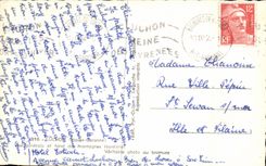 CPA Luchon View And melts Of the Mountains Borders