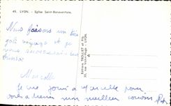 CPA Lyon Church Saint Bonaventure