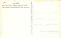 CPA Rouen Law courts and War memorial