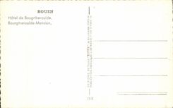 CPA Rouen Hotel of Bourgtheroulde