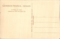 CPA Rouen Law courts Built in 1499 pennies Louis XII