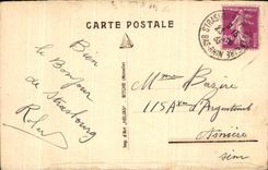 CPA Strasbourg Kleber Monument