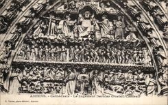 CPA Amiens Cathedral the Last Judgment