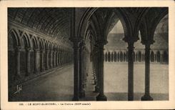 CPA the Mount St Michel the Cloister