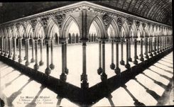 CPA the Mount St Michel the Abbey the Cloister
