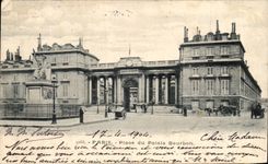 CPA Paris Places Palais Bourbon