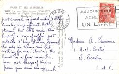 CPA Paris In Its Wonders the Tower Saint Jacques Ex Clocher Of the Church Saint Jacques