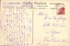 CPA Paris vista en el paladar de Trocadero tomado de la torre Eiffel