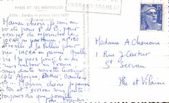 CPA Paris And Its Wonders Garden And Palate Of Luxembourg