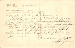 CPA Paris While Strolling Montmartre the Basilica Seen Of the Street Of the Knight Of the Bar