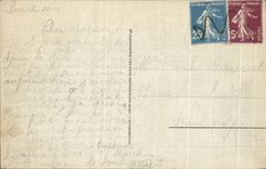 CPA Lourdes the Cave and the Basilica