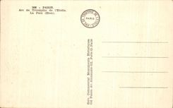 CPA Paris Arc de Triomphe of I' Etoile Peace