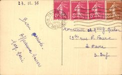 CPA Niza el Quay del sur y del monumento Militaria de la guerra