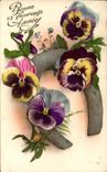 CPA Fantaisie Flowers Horseshoe