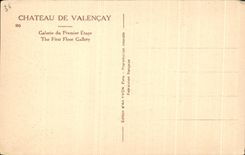 CPA castle De Valencay Gallery Of the First Stage