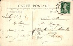 CPA Chinon Turn Of the Clock Of the Castle