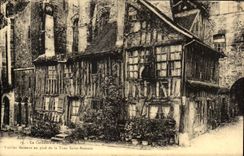 CPA the Cathedral Of Rouen Old women Houses To the Foot Of the Tower Saint Romain