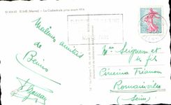 CPA Rheims the Cathedral taken before 1914