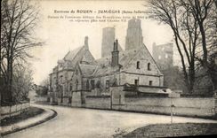 CPA Surroundings Of Rouen Jumieges Ruins Of the old abbey of the Benedictines