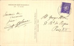 CPA Abbey Of Saint Wandrille the Wash-hand basin