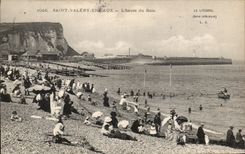 CPA Saint Valery In Caux the hour Of the Bath