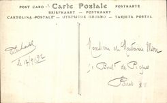 CPA Coils the street of the large clock