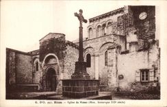 CPA Riom Eglise de Mozac