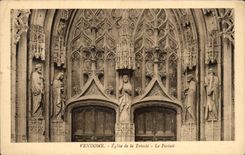CPA Vendome Eglise de la Trinite Le Portail