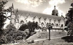 CPA Ferns Church Saint Leonard taken of the park