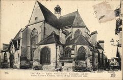 CPA Troyes Church Saint Nizier southern Unit east