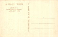 CPA La Douce France Bretagne St Thegonnec L'Eglise