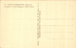CPA Saint Thegonnec Tryptique de Saint Thegonnec