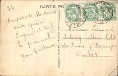 CPA Chamonix Mount Blanc View