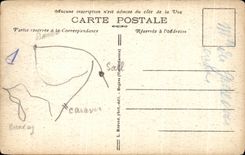 CPA With the Collar Of Aravis Chains Of Mont Blanc seen of the Iron Cross