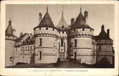CPA Castle Of Chaumont Between Castle