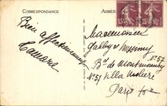 Opinion panoramica de CPA Langeais hacia el castillo