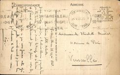 CPA Fontainebleau the Drill the Rock of the Two sisters