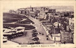 Opinion de CPA Dieppe del bulevar de Verdun