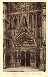 CPA Strasbourg the Cathedral Central Gate