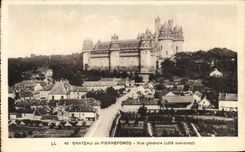 CPA Chateau de Pierrefonds Vue Generale