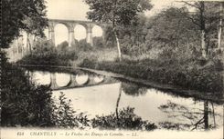 CPA Chantilly Le Viaduc des Etangs de Comelle