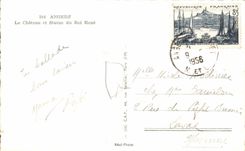 CPA Angers the Castle and Statue of King Rene