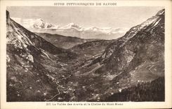 Picturesque CPA Sites Of Savoy the Valley of Aravis and the Chain of Mont Blanc