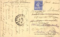 St Gil de la camara acorazada del puente de Varolio de CPA del romance