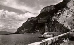 CPA Aix Les Bains road Of the Cornice And Chambotte