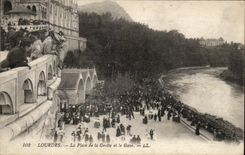 CPA Lourdes the Place Of the Cave And Gave